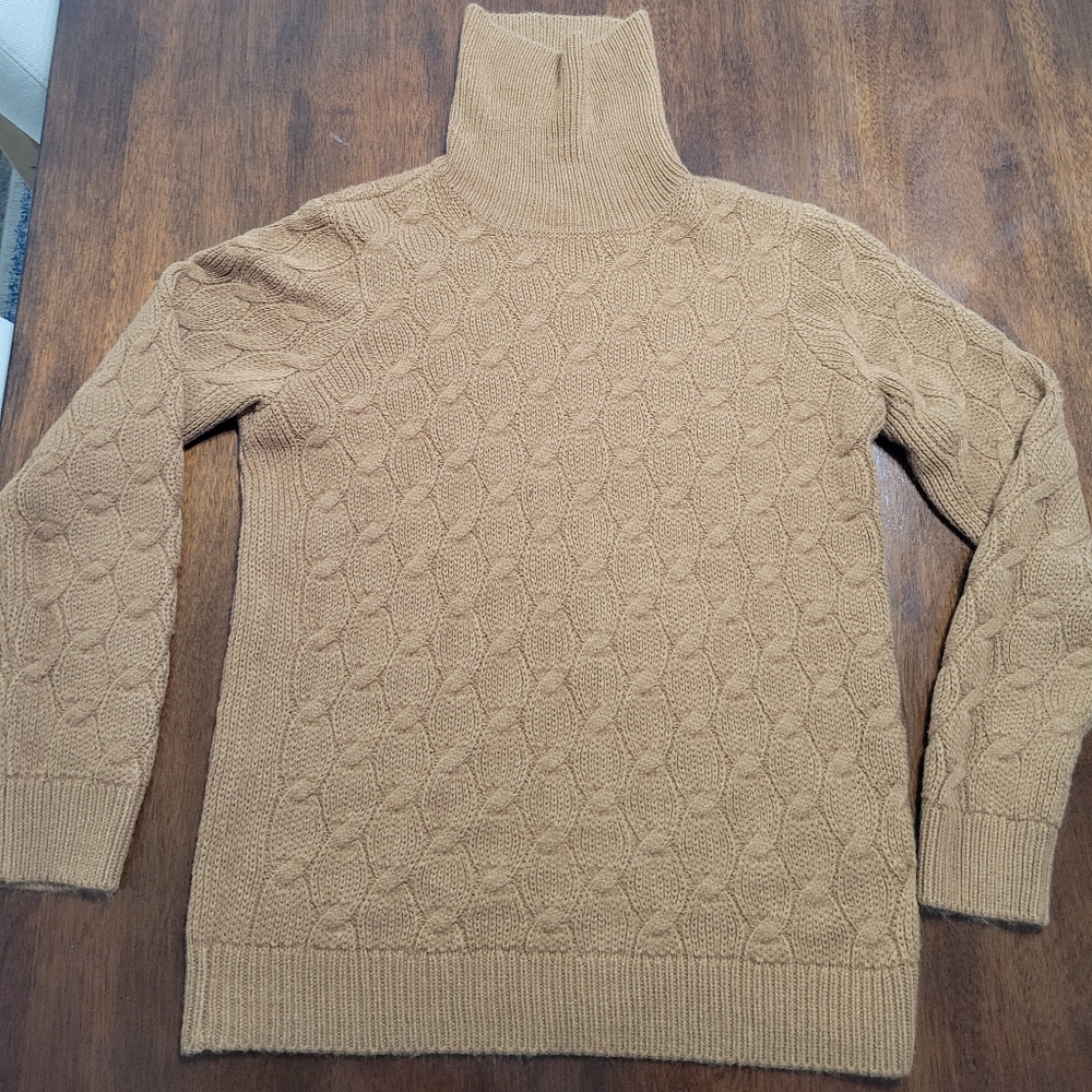 Brown Cableknit Sweater